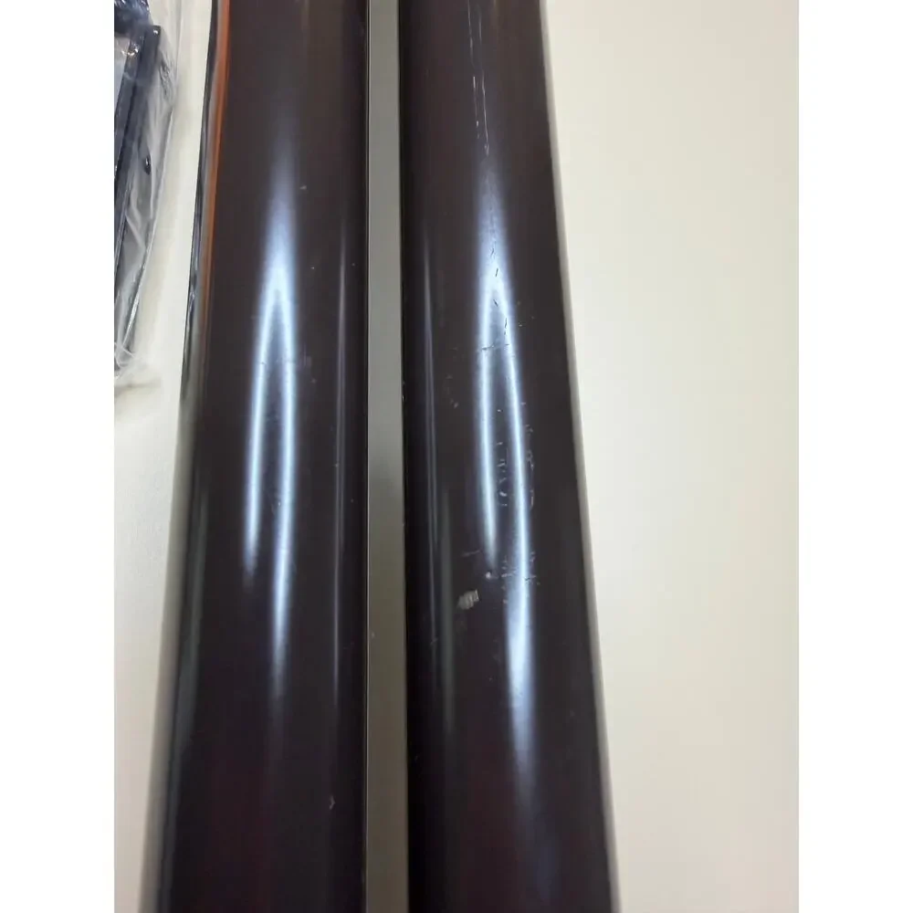 Achim Buono II Brenner Double Curtain Rod 72 to 144 in Black